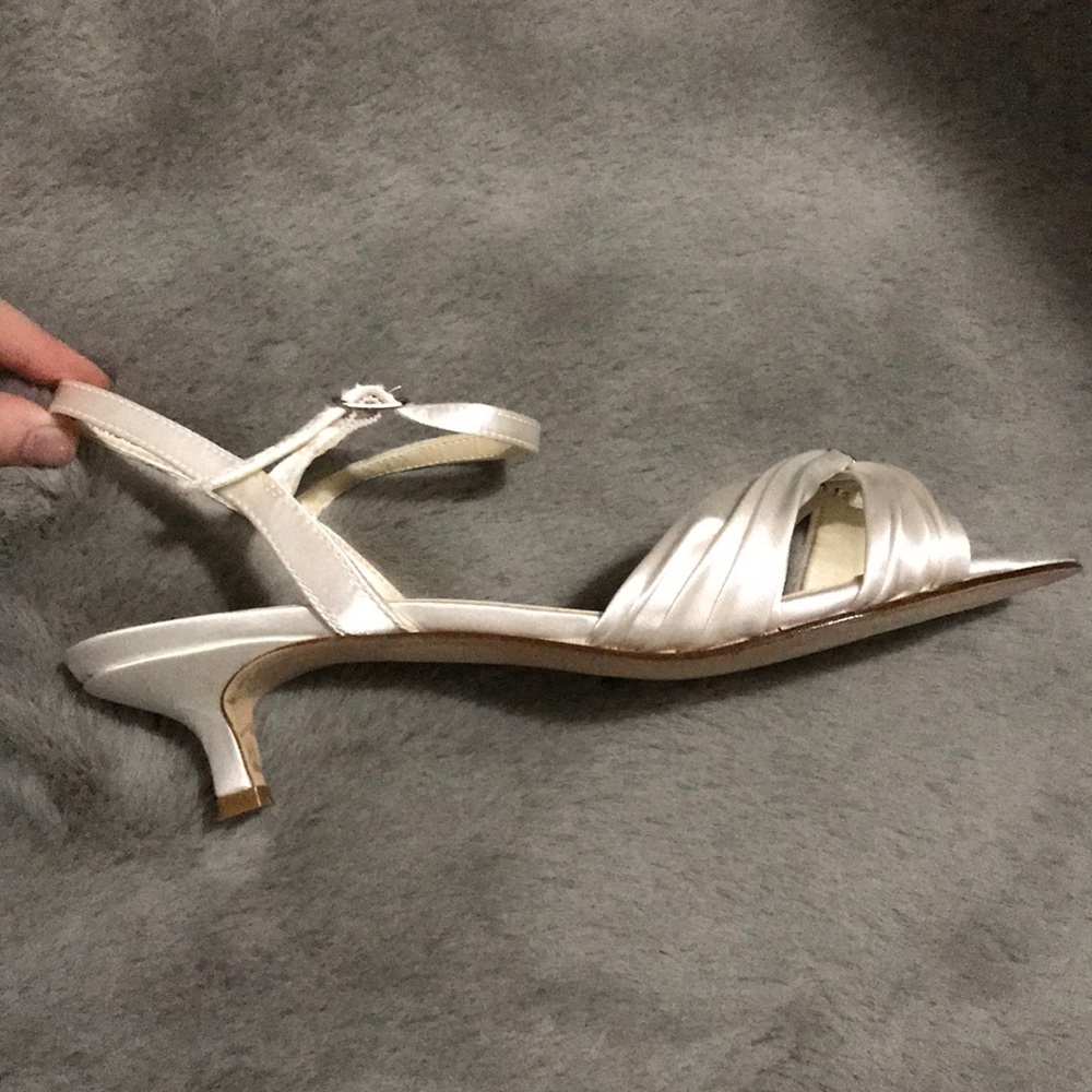 🆕VINTAGE 90s Y2K Coloriffics Kitten Satin heels✨ - Picture 3 of 7